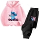thumbnail image 2 of Conjunto de sudadera con capucha de Stitch, conjuntos de manga larga para niños de 3 a 14 años, conjuntos para niños, chándal informal para bebés, conjuntos de sudadera con capucha y pantalones de Son, 2 of 5