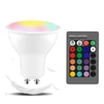 thumbnail image 1 of LED Lamp 5W RGBW GU10 Infrared Spot Light with Remote Control for Home Hotel Decoration, 1 of 5
