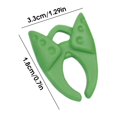 thumbnail image 3 of Advancent Abrazadera de bobina reutilizable Flexible Clip de soporte de mano utensilios para acolchar bordados bordados protección verde de Type3 NO3, 3 of 6