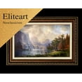 thumbnail image 2 of ELITEART-Among The Sierra Nevada Mountains, California by Albert Bierstadt Oil Painting Reproduction Giclee Wall Art Canvas Prints Framed Size:41 1/2"x28", 2 of 5