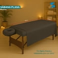 thumbnail image 3 of Kit Spa 3 Pzas Sábanas Para Cama De Masaje - Gris Oxford, 3 of 8