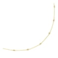 thumbnail image 1 of Collier Station en Or Jaune 14k avec Diamants Ronds 18 Po, 1 of 3