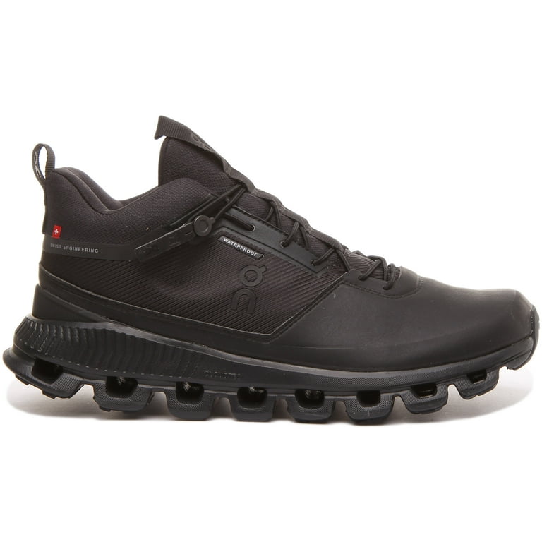 【美品】on cloud AllBlack ON RUNNING On Cloud High Waterproof Men/Adult shoe size Men