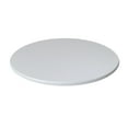 thumbnail image 2 of Polyester Round Fitted Table Cloth Waterproof Oilproof 70-85cm Table Cover Backed - white, 2 of 8