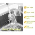 thumbnail image 3 of 4 Compartment Burrito Rack Oven Safe Stainless Steel 304 Burrito Rack 2 Pieces, 3 of 5