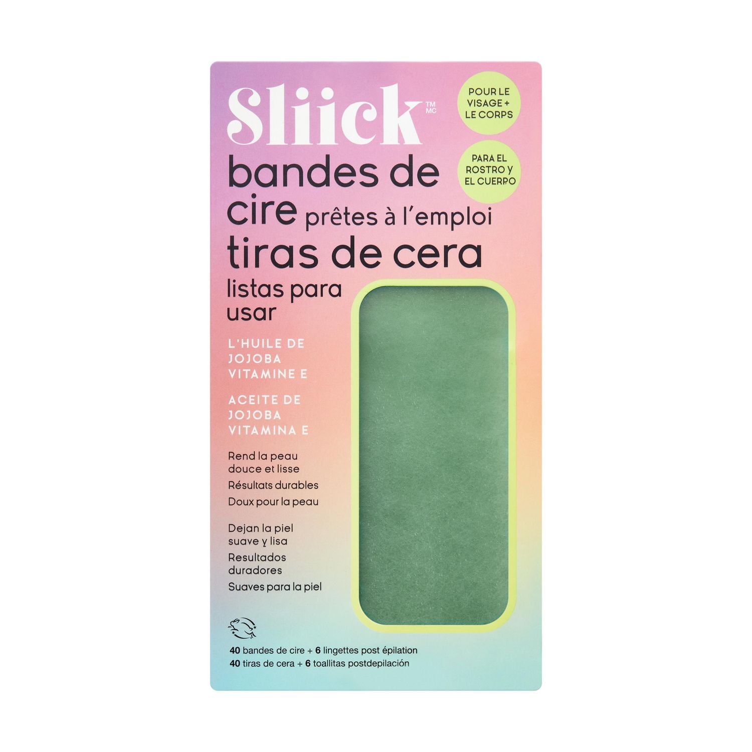Sliick- Wax Strips - 40