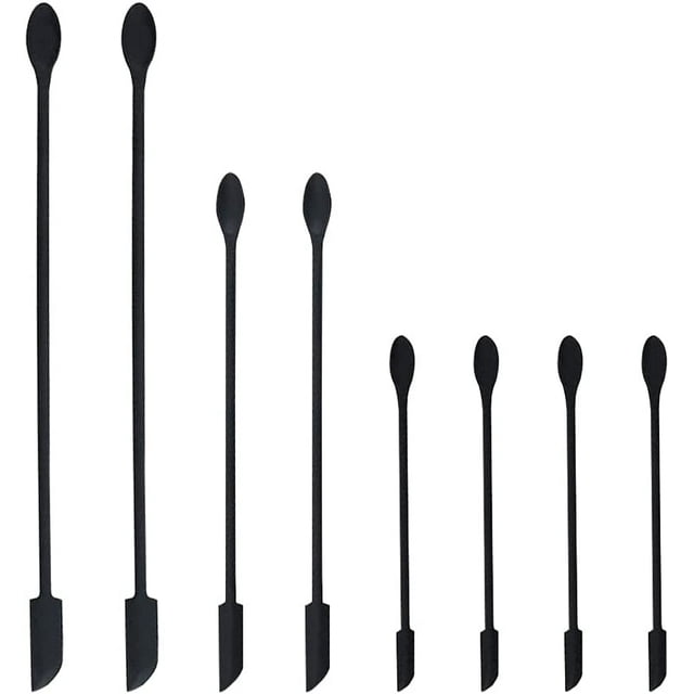 Metulip Last Drop Mini Spatula Set 8 PCS Silicone Tiny Makeup Spatulas