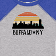 thumbnail image 4 of Inktastic Buffalo New York Skyline Retro Boys or Girls Baby Bodysuit, 4 of 5
