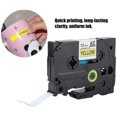 thumbnail image 3 of 6 Colors TZe-231 431 531 631 731 Compatible Label Tape for Brother P-Touch 12mm,Replacement for Brother Ptouch Label, 3 of 5