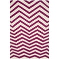 thumbnail image 4 of Safavieh Cambridge 2'6" X 8' Hand Tufted Wool Rug in Ivory and Fuchsia, 4 of 10