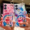 thumbnail image 2 of Para Realme C55 NFC 2023 Funda De Teléfono Softcase Nuevo Estilo Moda 3D Bolsa De Aire Lindo Doraemon Cubierta Trasera Correa De Muñeca Titular Del REALMEC55 RealmeC55NFC, 2 of 4
