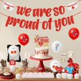 thumbnail image 3 of 76Pcs Nurse Graduation Decorations Class of 2024 - Red Glitter We Are so Proud of You Banner Congrats Nurse Balloon Banner Cake Topper Latex Balloon for Nursing School RN BSN Graduation Party Supplies, 3 of 6