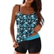 thumbnail image 4 of Trajes de baño para mujer Trajes de baño de dos piezas con espalda de tiras y estampado conservador para mujer Trajes de baño para mujer Trajes de baño para mujer Trajes de baño de moda playera para m, 4 of 7