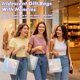 thumbnail image 4 of Paquete de 30 bolsas de regalo reutilizables iridiscentes con asas, grandes bolsas de comestibles no tejidas para compras, bolsas holográficas para fiestas, día festivo, 4 of 4