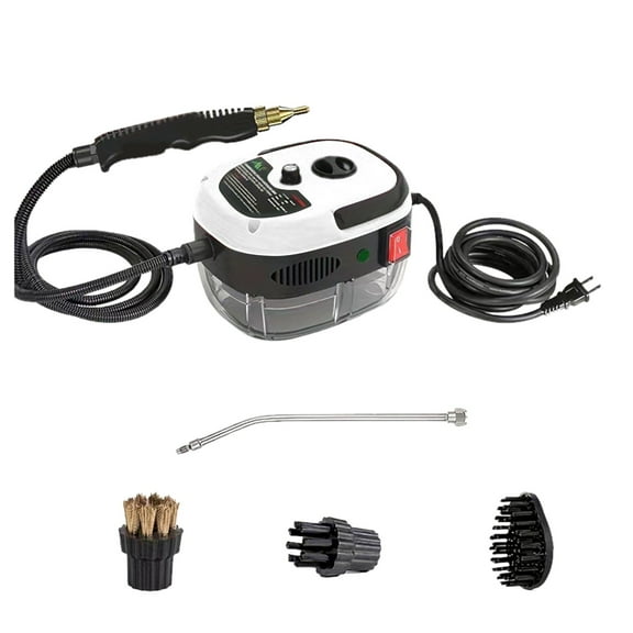 High Pressure Steam Cleaner Portable High Temp 2500W Handheld Cleaning Machine for Home Grout Tile Car Detailing Kitchen Bathroom Use