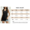 thumbnail image 3 of Sherrylily Summer Women V Neck Tank Tops Loose Casual Sleeveless Shirts Tunic Fashion Tops, 3 of 6
