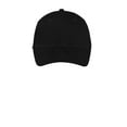 thumbnail image 4 of Port & Company Brushed Twill Cap-One Size (Black), 4 of 5