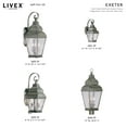 thumbnail image 4 of Livex Lighting Exeter Outdoor Post Head in Bronze, 4 of 7