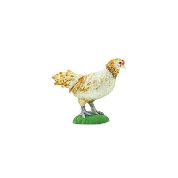 Safari Ltd. Ameraucana Chicken Figurine - Lifelike  2.25" Model Figure - Educational Toy for Boys, Girls & Kids Ages 3 