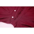 thumbnail image 2 of Grenouillère pour Hommes Pyjama à Manches Longues une Pièce Boutonnée Combinaison de Nuit, 2 of 5