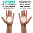 thumbnail image 4 of HLONK 300pcs Rounds - Pads Face Pads Makeup Remover Round for Face  Eye  Makeup  Remover  Cleansing  Exfoliating, 4 of 5