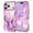 D, variant on Feishell for iPhone 17 Pro Max Case,Cute Marble Pattern 3 in 1 Shockproof Slim Hybrid Protective Cover for Women Girls Hard PC Soft TPU Bumper Three Layer Drop Protection Anti-scratch Phone Case,B