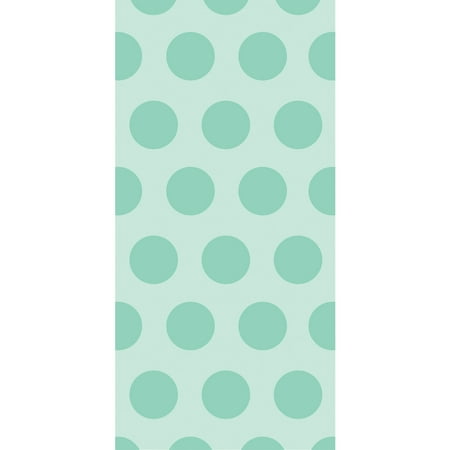 Theme Mint Favors - Mint Green Polka Dot Favor Bags, 20pk