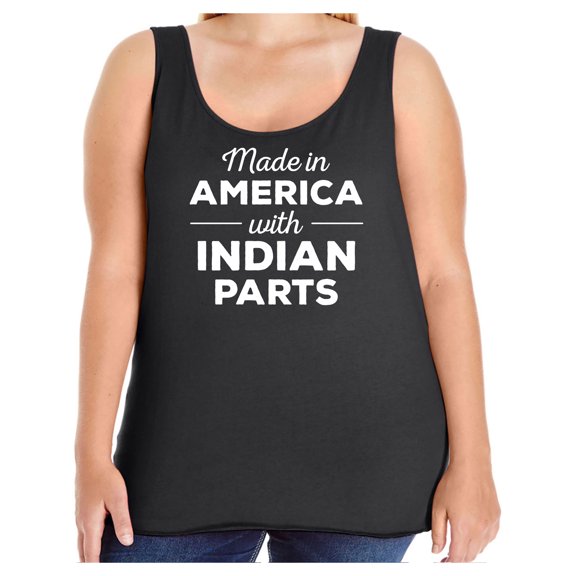 Made In America w/ Indian Parts Womens Tank Top