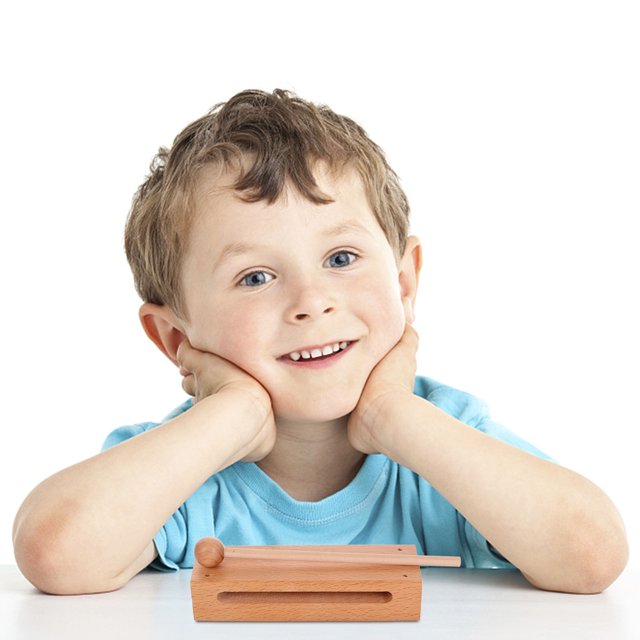 RUNROTOO 1Set Wooden Blocks With Music Orff Instrument Percussion Rhythm Block For Children Classroom Settings