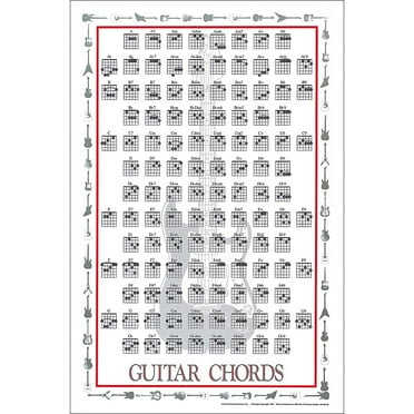 Walrus Productions Guitar Chord Poster