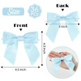 thumbnail image 2 of Cinta decorativa AIMUDI con lazos azules, 11 cm, 36 unidades, 2 of 7