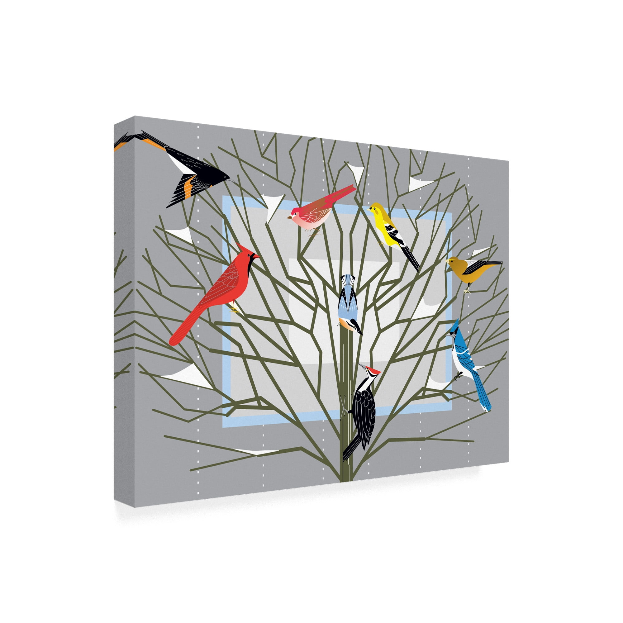 Trademark Fine Art 'New Winter Tree' Canvas Art by Marie Sansone