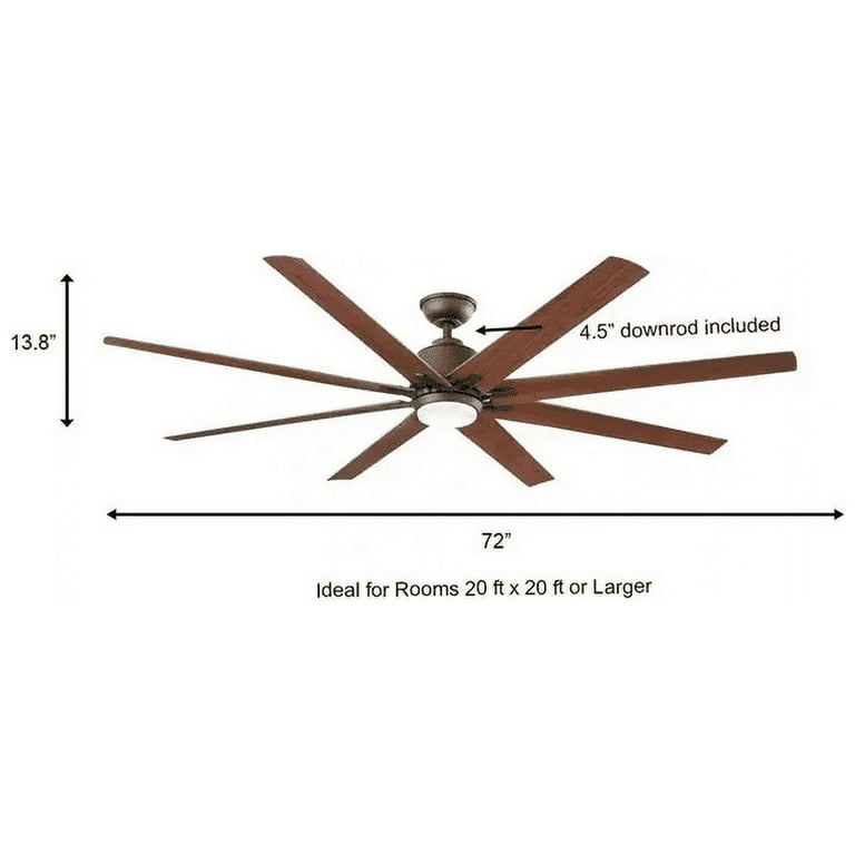 Kensgrove 72 in. LED Indoor/Outdoor Espresso Bronze Ceiling Fan with Remote Control Kensgrove 72 in. LED Indoor/Outdoor Espresso Bronze Ceiling Fan with Remote Control