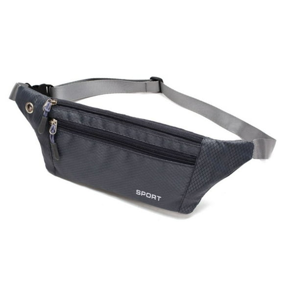 Fashion Running Bags Travel Sport Bags Waist Bum Bag Fanny Pack Chest Packs GREY