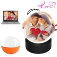 thumbnail image 2 of Personalized Electronic Crystal Ball, Digital Video Display, Memorable Gift for Loved Ones, 2 of 12