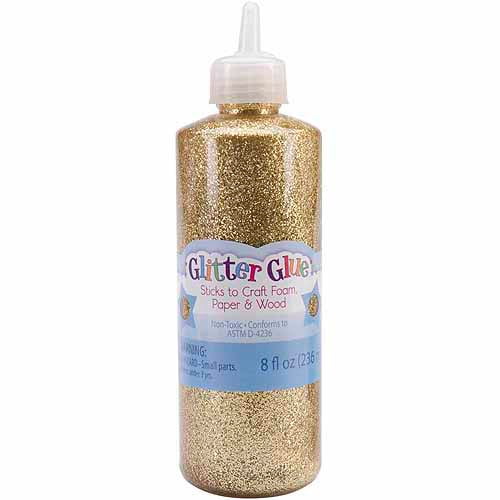 Glitter Glue 8 OuncesBlack