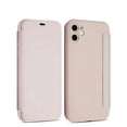 thumbnail image 3 of Funda de silicona líquida con tapa de cuero para iPhone 16 Pro Max 14 12 13 11 15 X XR XS Plus SE2022 Funda protectora de lentes con tapa tipo libro, 3 of 5