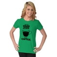 thumbnail image 4 of Come to the Darkside We Have Coffee Womens Fitted Plus Size Graphic Tee Brisco Brands 2X, 4 of 5