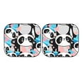 thumbnail image 7 of Fotbe Panda Cute Pink Hearts 2-Piece Car Windshield Sun Shade | Sun Blocker for Car Windshield | Foldable Automotive Interior Accessories for Sun Protection-Medium, 7 of 7