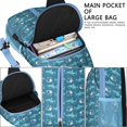 thumbnail image 4 of Crossbody Sling Backpack for Women Men Great White Shark Shoulder Sling Crossbody Casual Chest Bag for Travel Sports Running Hiking, 4 of 6