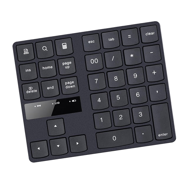 numérico inalámbrico numérico numérico para PC portátil, 35 teclas, tecnología FSK, 35 teclas s numéricos inalámbricos