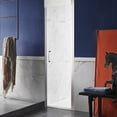 thumbnail image 2 of ANZZI Frameless Glass Shower Door Lancer Series, Semi-Hinged 72 in. H x 23.4 in. W Brushed Nickel, 2 of 11