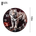 thumbnail image 2 of 10 Inch Wall Clock Battery Operated Silent Clock Decorative for Office, Kitchen, Outdoor, Living RoomOcean Ferry Pattern Nice, 2 of 4