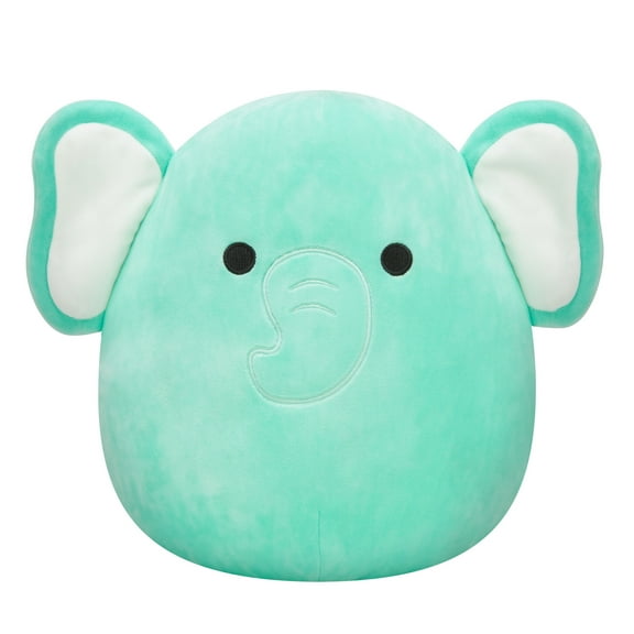 Squishmallows Official Plush 10 inch Diego the Aqua Elephant Childs Ultra Soft Stuffed Toy