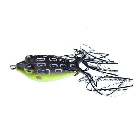 LIVEST 5.5CM/11G Fishing Lure Simulated with Tassels Bright Color Sharp Hook Vivid Skin Fish Attraction Universal Topwater Artificial Soft Snakehead Frog Bait Fishing Equipment