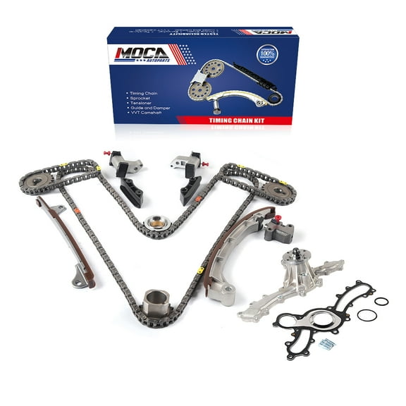 MOCA AUTOPARTS Timing Chain Kit with Water Pump Fit for 2003-2009 Toyota 4Runner 4.0L & 2005-2015 Toyota Tacoma 4.0L & 2005-2011 Toyota Tundra 4.0L
