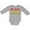 AC-Heather Grey, variant on Black History Month- Red, Green, Yellow Boys or Girls Long Sleeve Baby Bodysuit