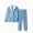 Blue, variant on LckLvx Women's Fuzzy Pajamas Set Button down Sleepwear Matching Pants Thick Winter Lounge Sets