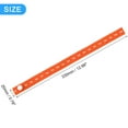 thumbnail image 2 of Unique Bargains Clothes Storage Elastic Band with Buttonhole, 20Pcs Clothing Storage Strap, Clothes Organization System for Drawer Blanket Storage Band, Orange, 2 of 5