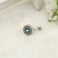 thumbnail image 5 of YYKihy Navel Bar Piercing Women Flower Button Ring Belly Body Navel, 5 of 5